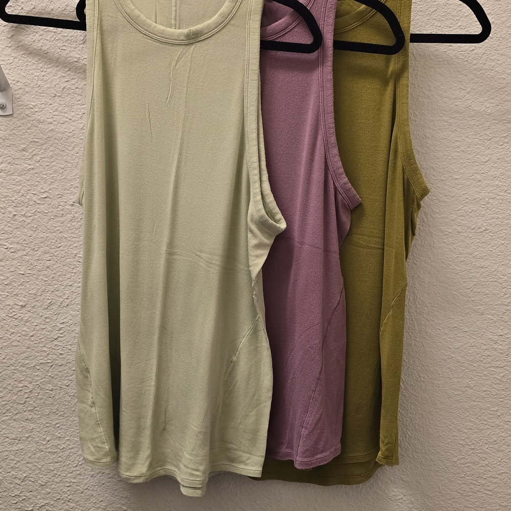 Lot of 3 lululemon Hold Tight Tanks
